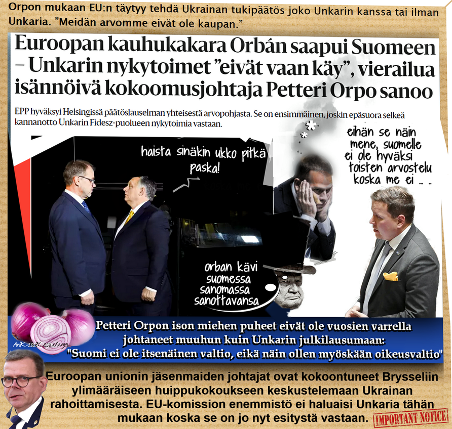 Kokoomus-Fasistit-Orban-Unkari-Petteri Orpo