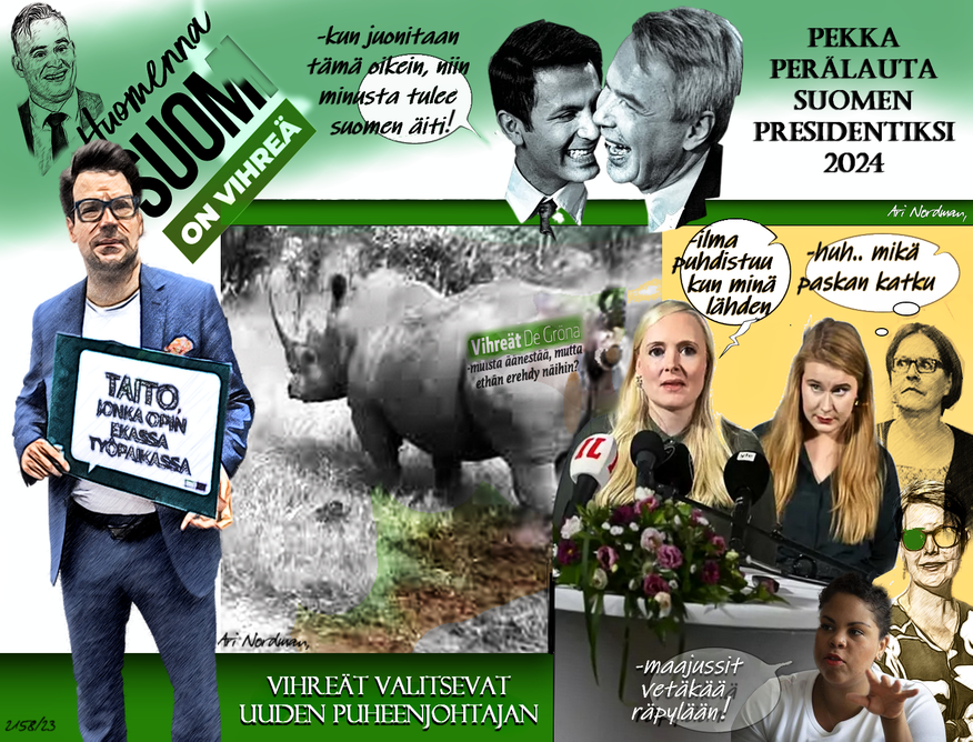 Vihreät-Puolueen puheenjohtaja-Ohisalo-Iiris Suomela