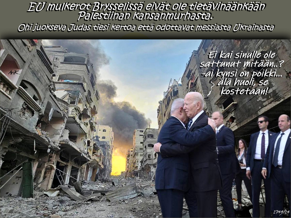 Ajankohtaisia asioita-Joe Biden-Rikollinen vallan käyttäjä-Gaza-Palestiina