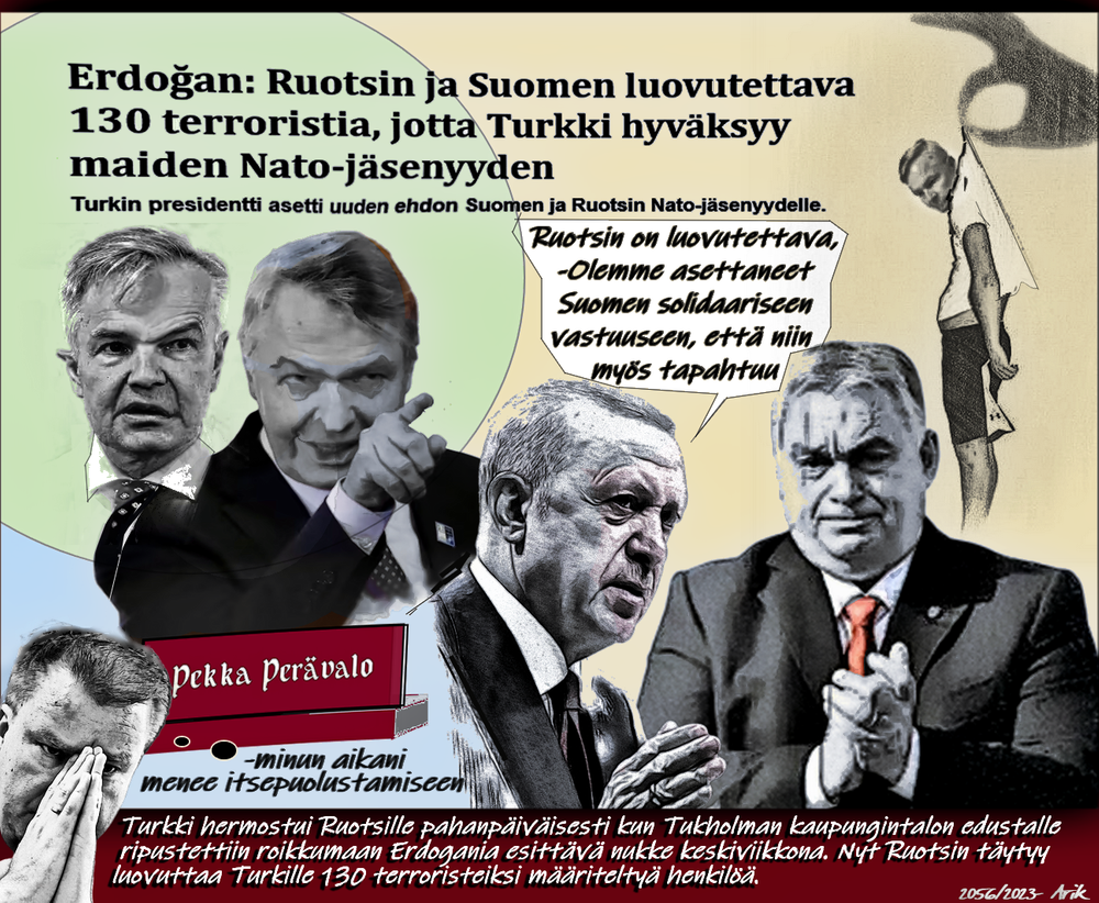 Erdogan, Wiktor Orban, Pekka Haavisto, Persereikä, Ruotsi, Suomi
